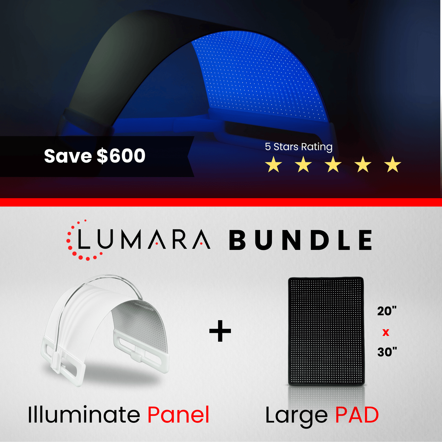 Illuminate Blue V1 | Blue Light Therapy Panel