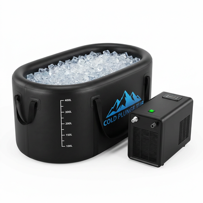 Cold Plunge Tub Engineered for Athletes, 248 Gallon Capacity, 1 HP Chiller, WiFi Control, Water Treatment Kit